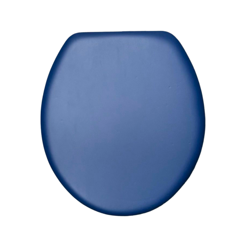 Royal Blue Padded Toilet Lid Cush'n Soft