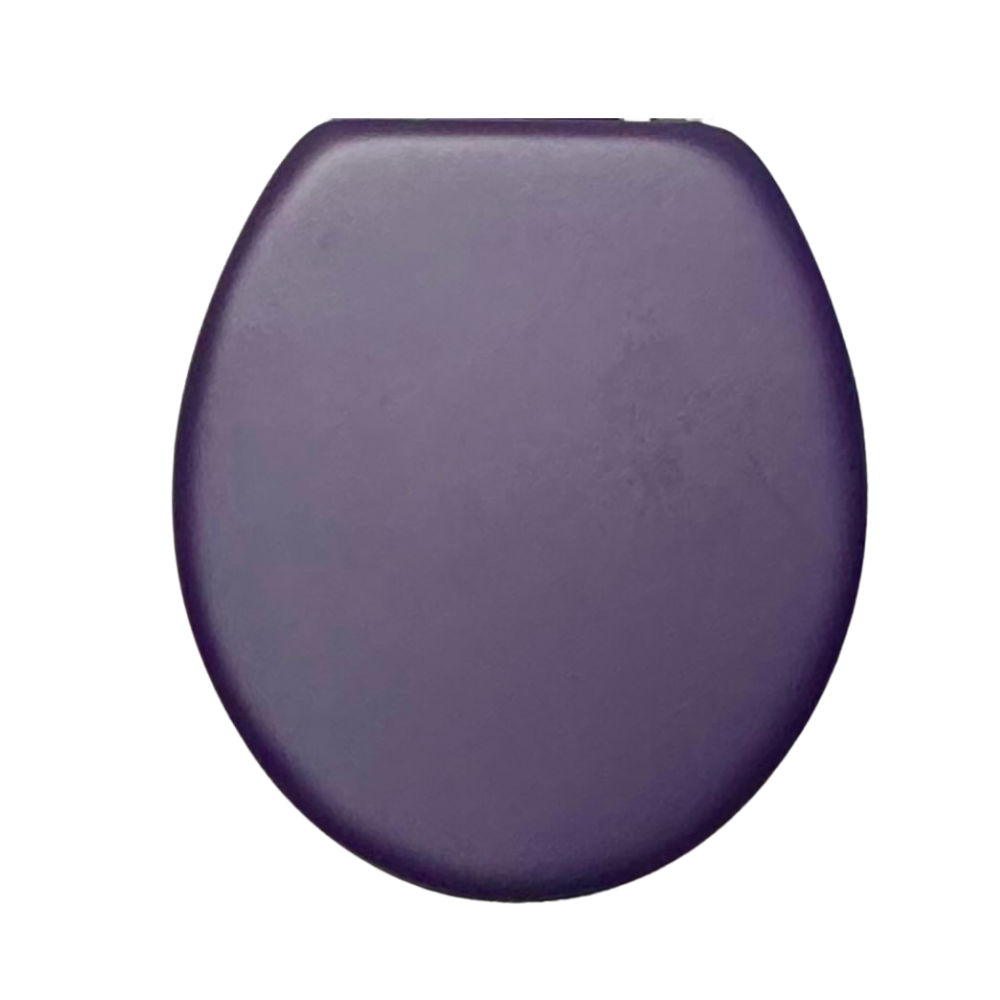 Deep Purple Padded Toilet Lid Cush'n Soft