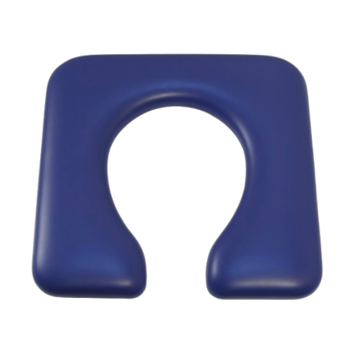 Royal Blue Open Front Commode