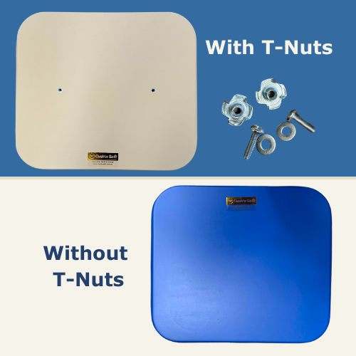 Shower Seat with and without T-nuts