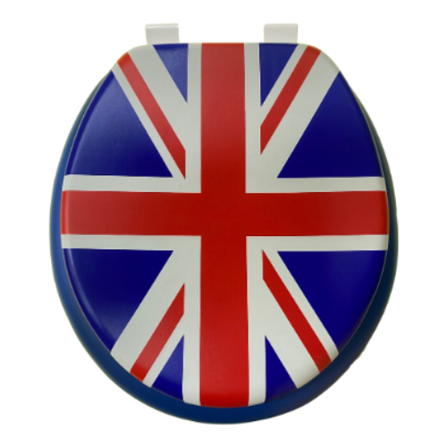 Union Jack Padded Toilet Seat